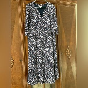 J. Jill dress size small blue floral